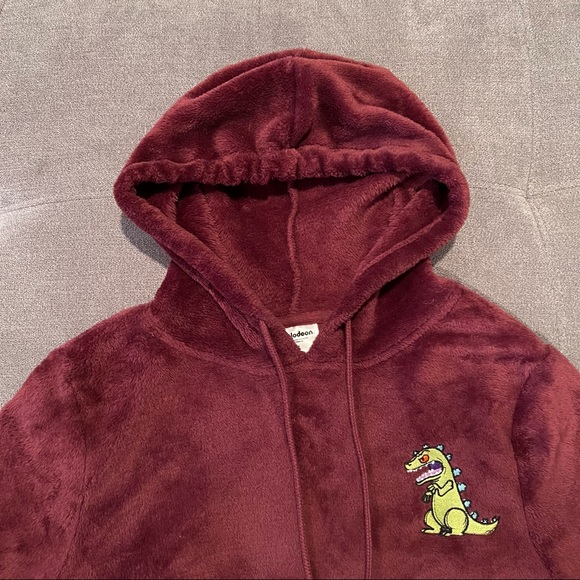 Nickelodeon Rugrats Reptar Dino Hoodie Sweatshirt - Picture 6 of 7